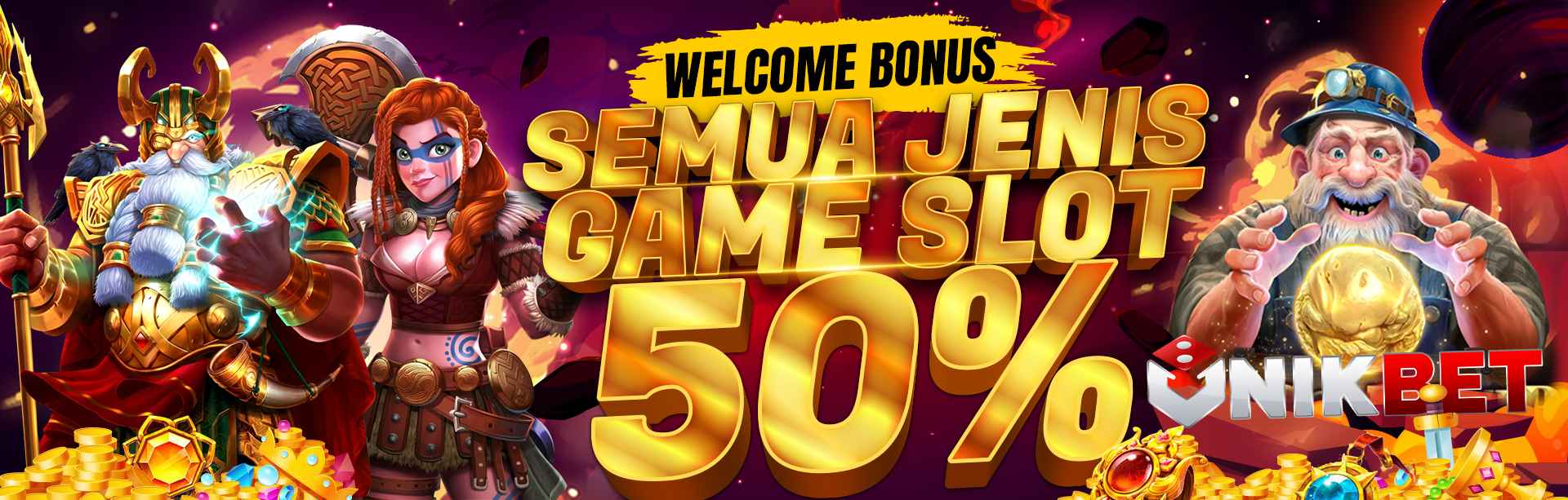 BONUS SEMUS GAME SLOT NEW MEMBER 50%